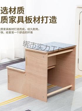 小宠物楼台阶小型犬上床梯爬床梯子BKY床小楼梯狗边猫爬梯