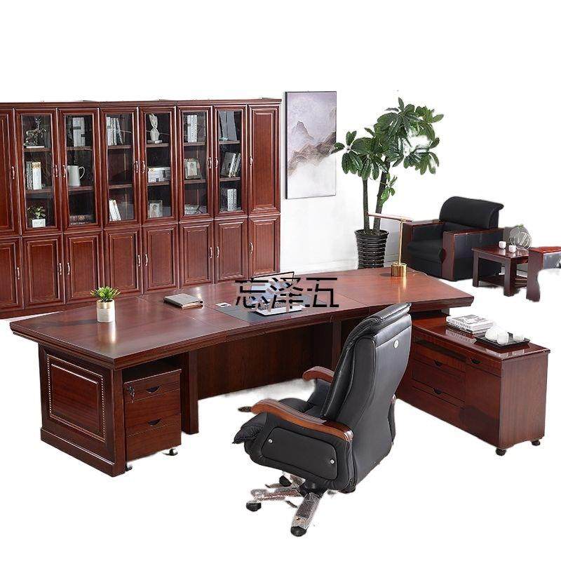 CGS办公椅桌组合老板AQZ桌简约现代大班理台总裁桌子单人经桌P办