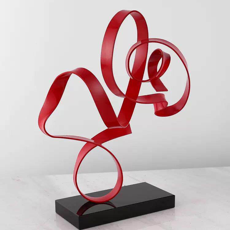 简约轻摆奢飘带件样板房装饰艺创意家居电术视柜玄关搭配软TQC装