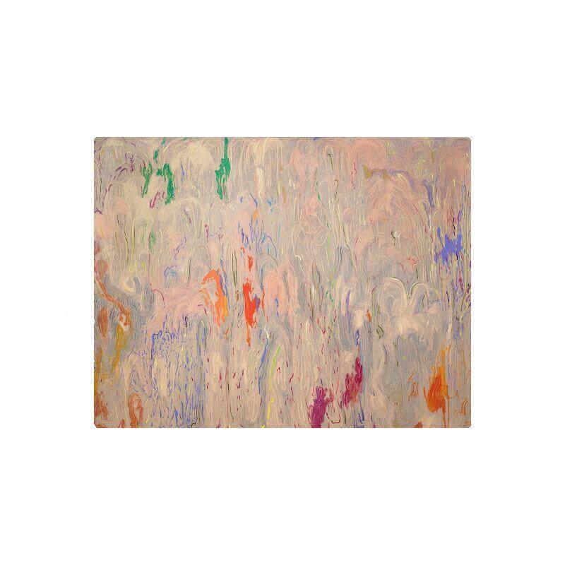 顺丰纯绘油理画玄抽象《樱红》彩手色艺术肌感关小众客BJH厅挂画