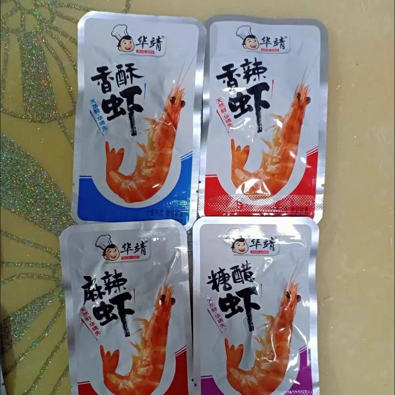 【抢】小虾仔即食麻辣休闲小零食糖醋虾仁基围虾干海鲜