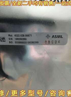 议价ASML 4022.639.86671 单元，全新可维修翻新