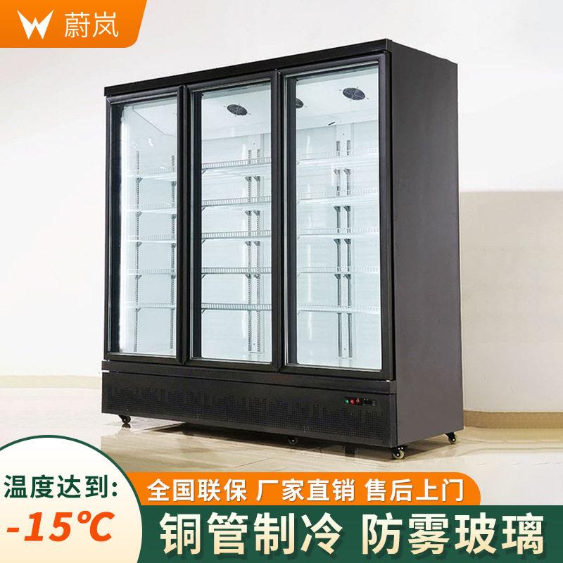 商用立式冷冻柜超市水饺汤圆冷冻柜便利店火锅食材肉类保鲜展示柜