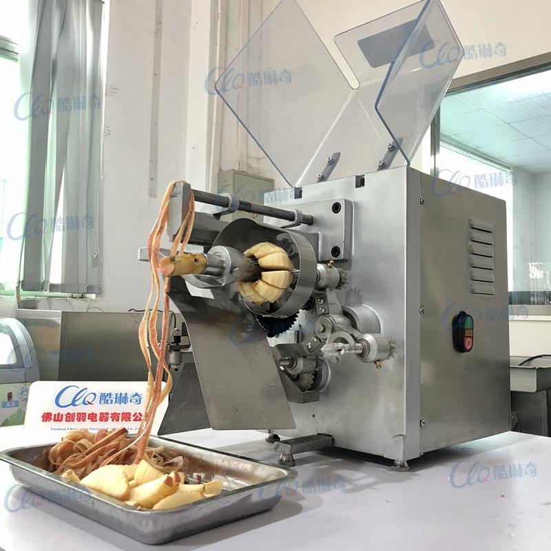 西藏苹果去皮捅核切片机留水线工业伽工苹果机去芯切瓣机Aapple