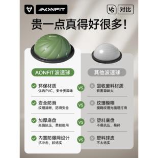 儿童练波ATJ0823速球统训家用瑜伽心波波球感大龙球半圆波速平衡