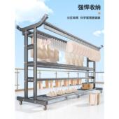 别墅衣架落室内阳台家用多无品牌 地晾能铝合金户外大型防风功移