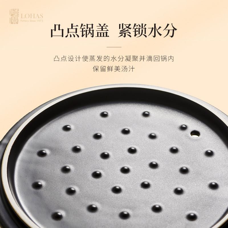 台湾洋温风EWCP0050二代瓷陶锅煲汤炖煮砂锅耐高健康煮粥饭锅陶锅