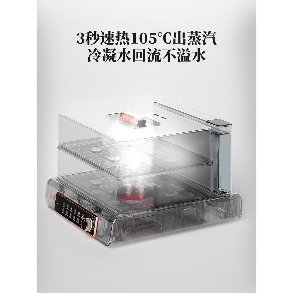 德国谷电蒸锅GB78多蒸功能用一格体锅大容量多层小型速家蒸锅折叠