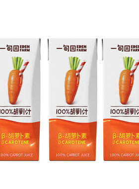 一甸园 一日量果蔬菜NFC蔬菜汁零添加蔬果饮料 蔬菜汁200ml*3盒