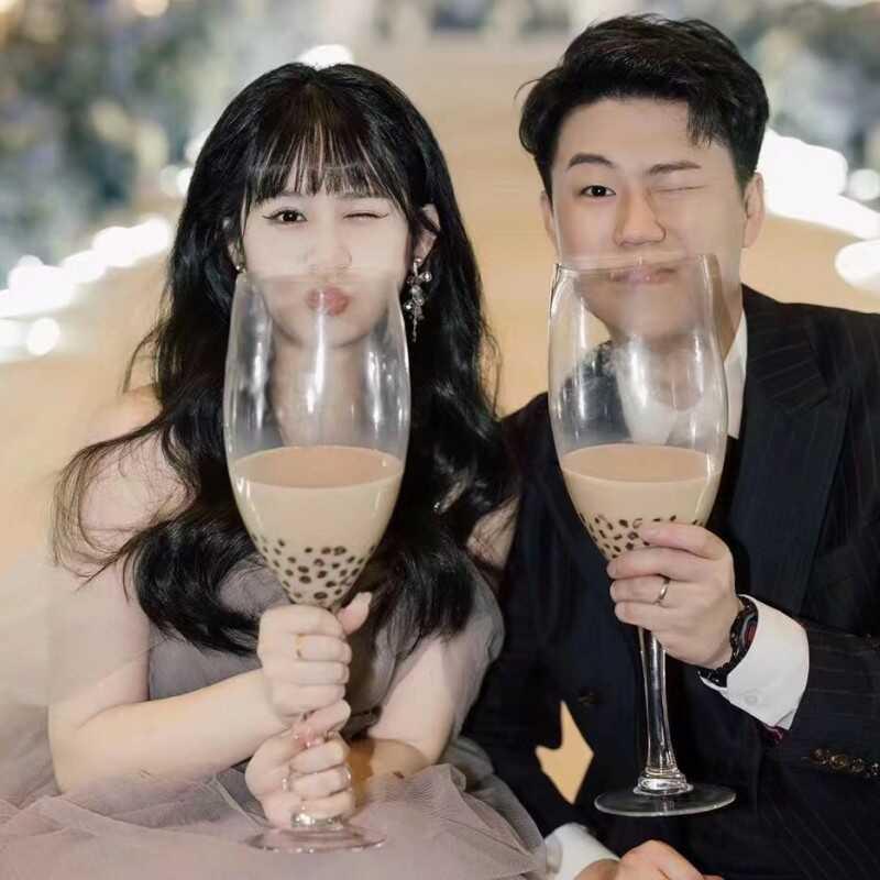 大杯子结婚交杯酒婚礼超大红酒杯巨型高脚杯超大敬酒杯玻璃杯