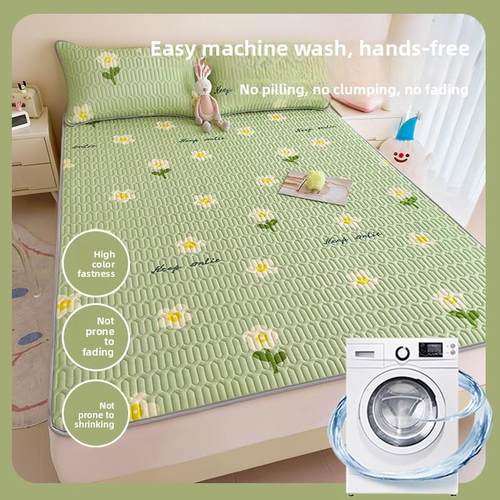 蒙塔古特加厚乳胶垫冰丝垫三件套两用宿舍单人床垫夏季垫