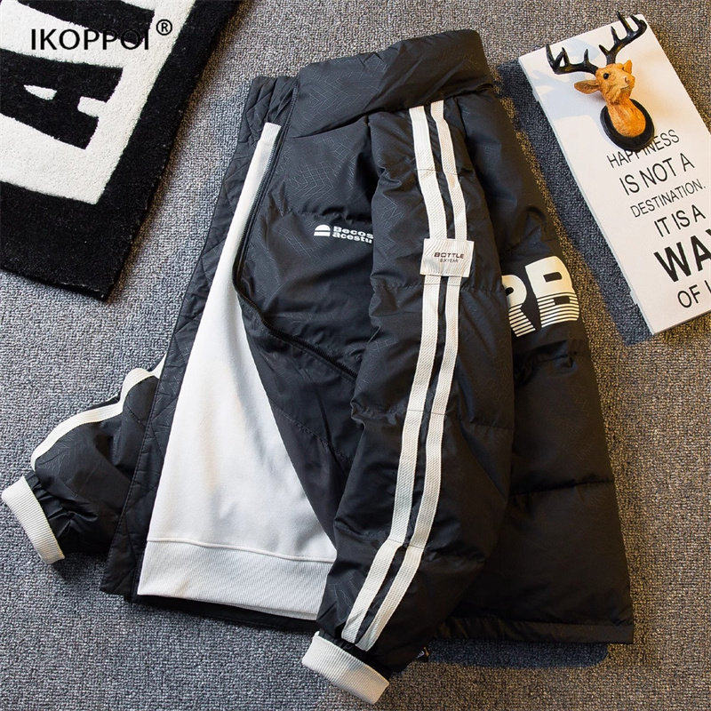 高端鸭绒保暖立领夹克外套2025冬季潮牌短款羽绒服男士新款高级感