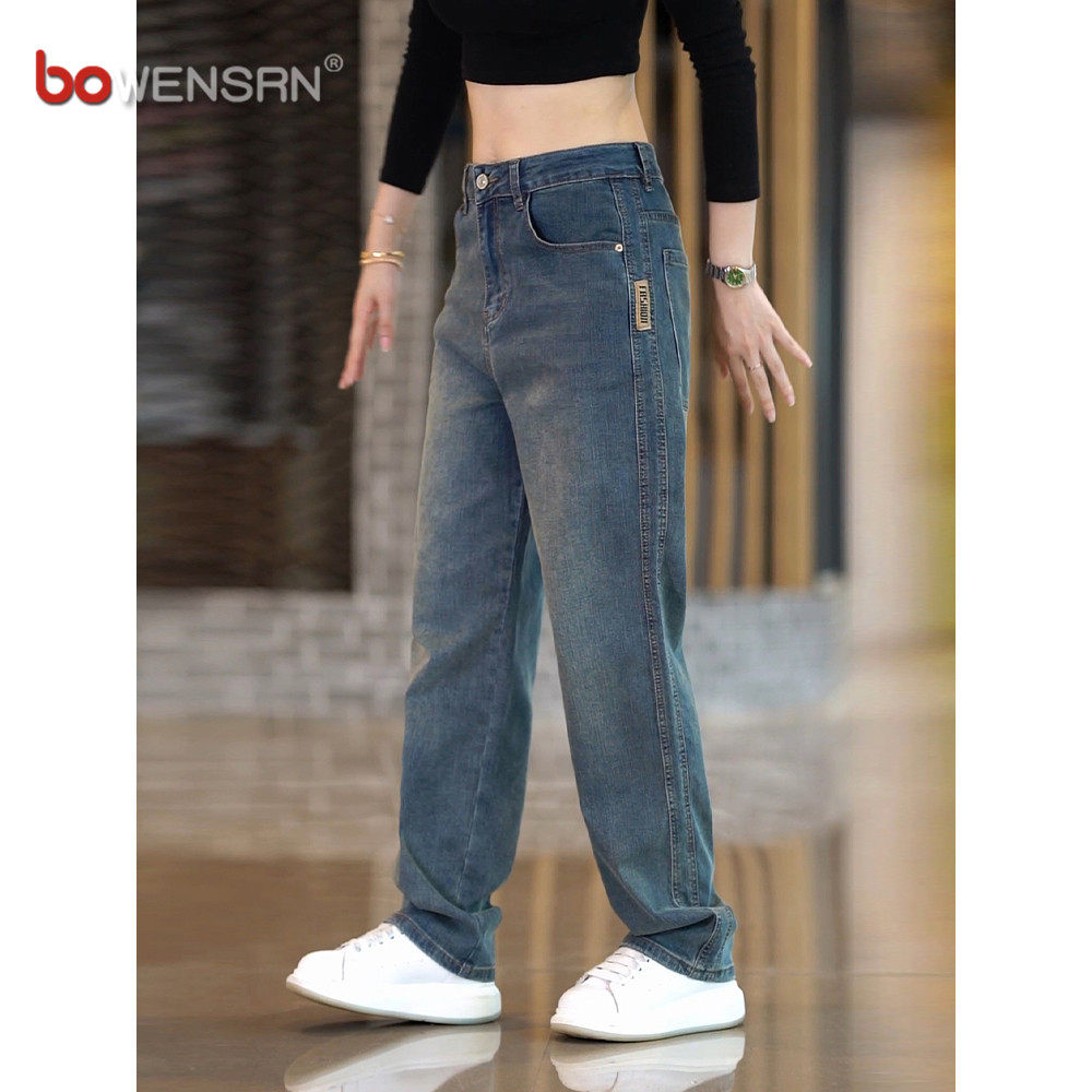 美式复古牛仔裤男士2026新款春装男裤直筒垂感休闲长裤子男款夏季