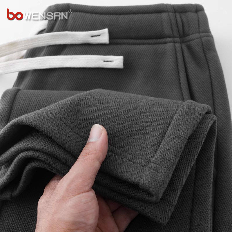 高端直筒休闲卫裤男士2026新款春装男裤宽松运动裤子男款夏季薄款