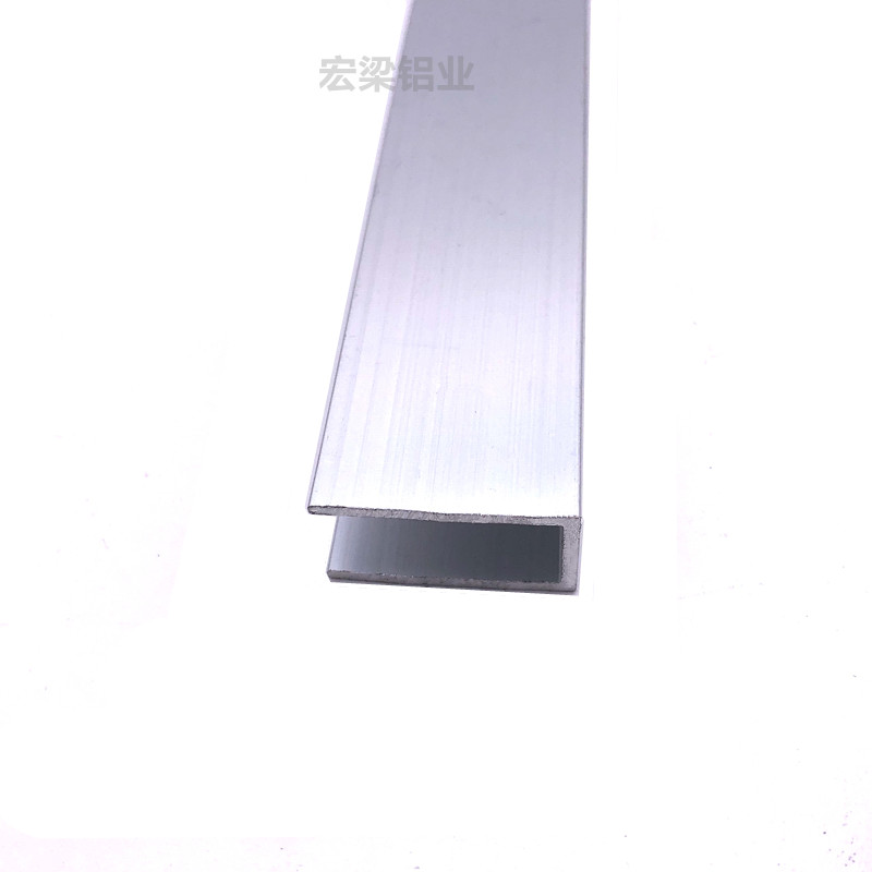 现货速发凹槽17内径u型槽0*1扣条铝槽u形卡槽铝条包边条单槽导轨