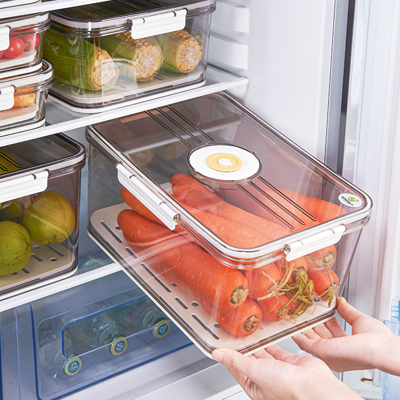 速发冰箱收果盒厨房理菜水纳鸡蛋整蔬盒整理神器冷冻保鲜盒子
