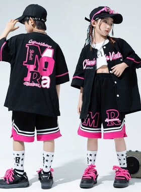 速发街舞少儿潮服宝爵套舞士男少儿架子鼓表演服装宝个性嘻哈演出