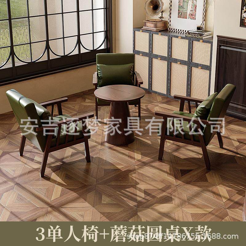 现货单人a沙发椅子小户型客厅阳台休闲茶桌椅组合酒店民宿卧室客