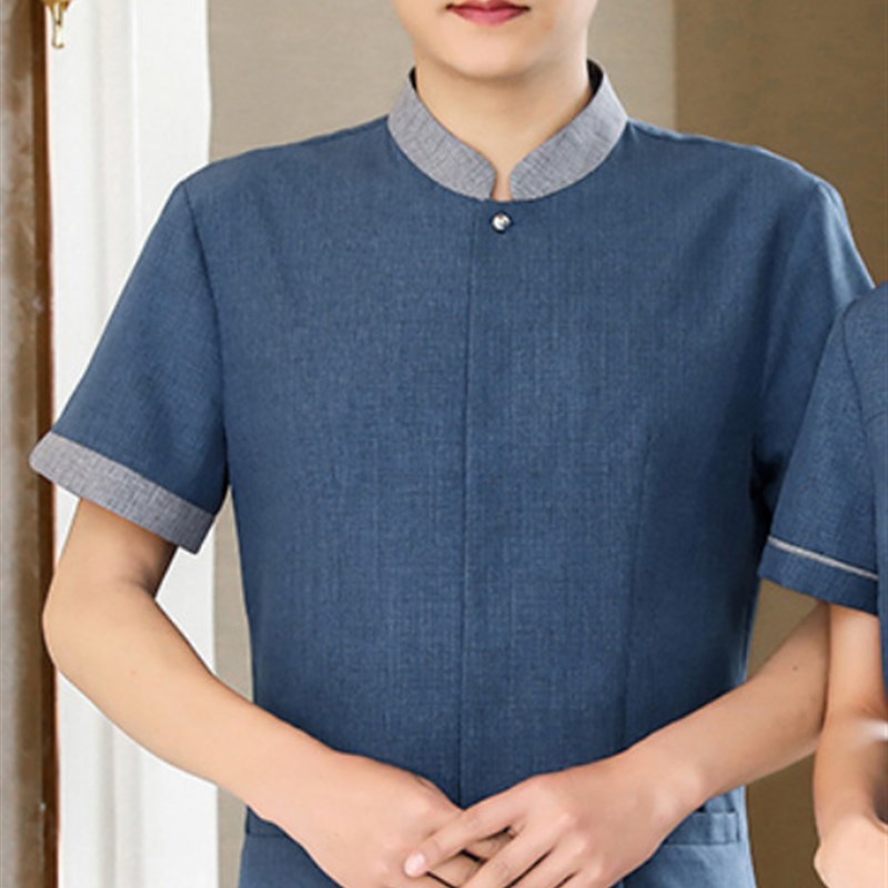 速发酒店保洁工作服夏装男家政物业宾馆客房PA清洁工服务员制服