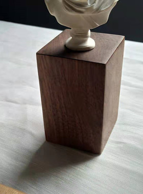 现货速发黑胡桃榉木方块耳钉手链耳环展示架首饰展架组合拍摄道具