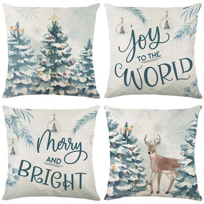 速发45cm rry Cistmas Cushio  Piowcase 202