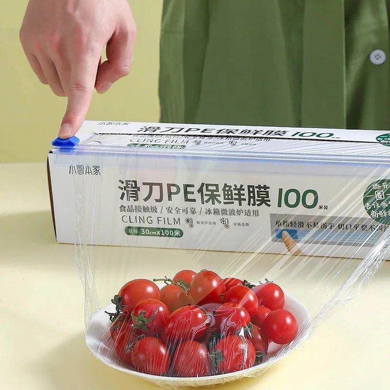 速发Saran+Wrap,+Microwavable+Cling+Film+Wrap+-+With+Removabl