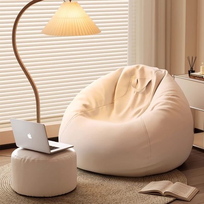 日本进口MU懒人沙发可躺可睡单人豆袋人类狗窝阳台卧室榻榻米宿舍