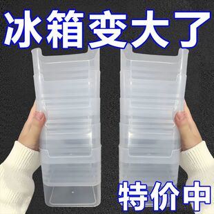 冰箱侧门收纳盒厨房整理食品葱花姜蒜鸡蛋保鲜神器塑料内侧置物架