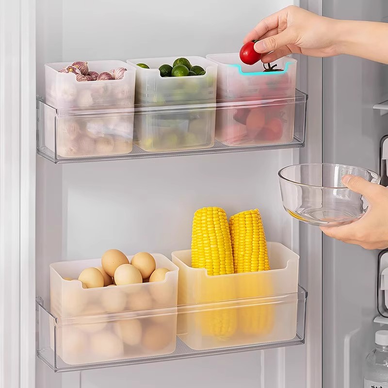 买一送一冰箱侧门收纳盒分装整理
