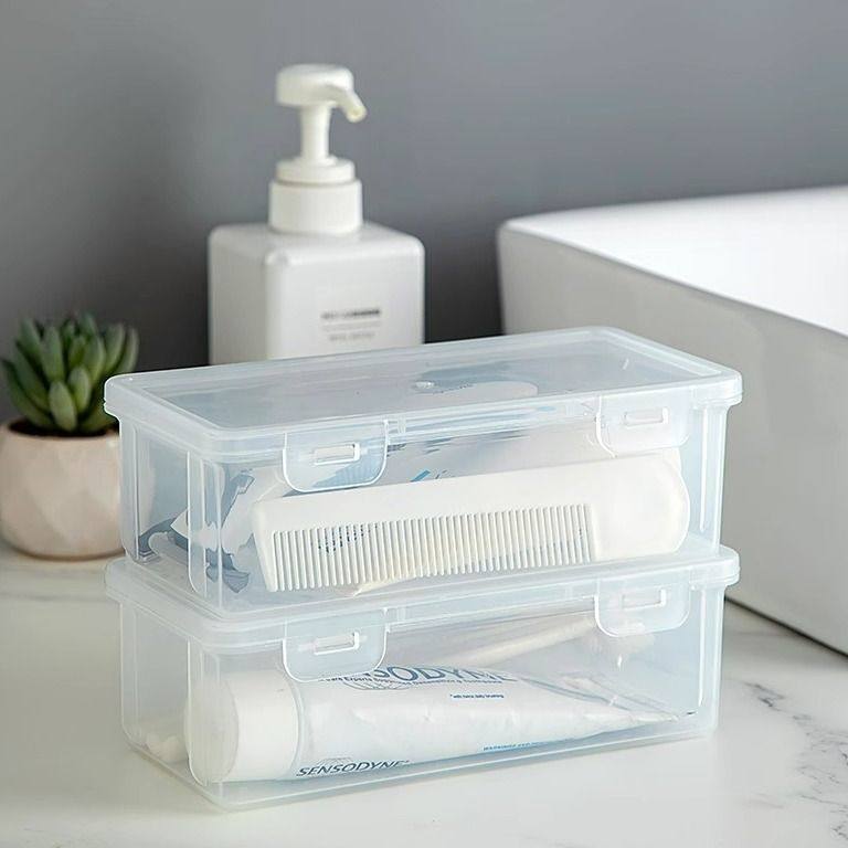 旅行出差收纳盒外出便携式杂物数据线护肤品洗漱用品多功能整理盒