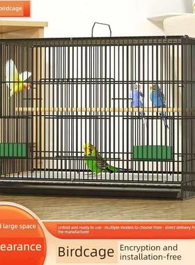 鸟笼鹦鹉鸟笼特大型家用折叠式鸟笼虎皮椋鸟牡丹养殖专用鸟笼