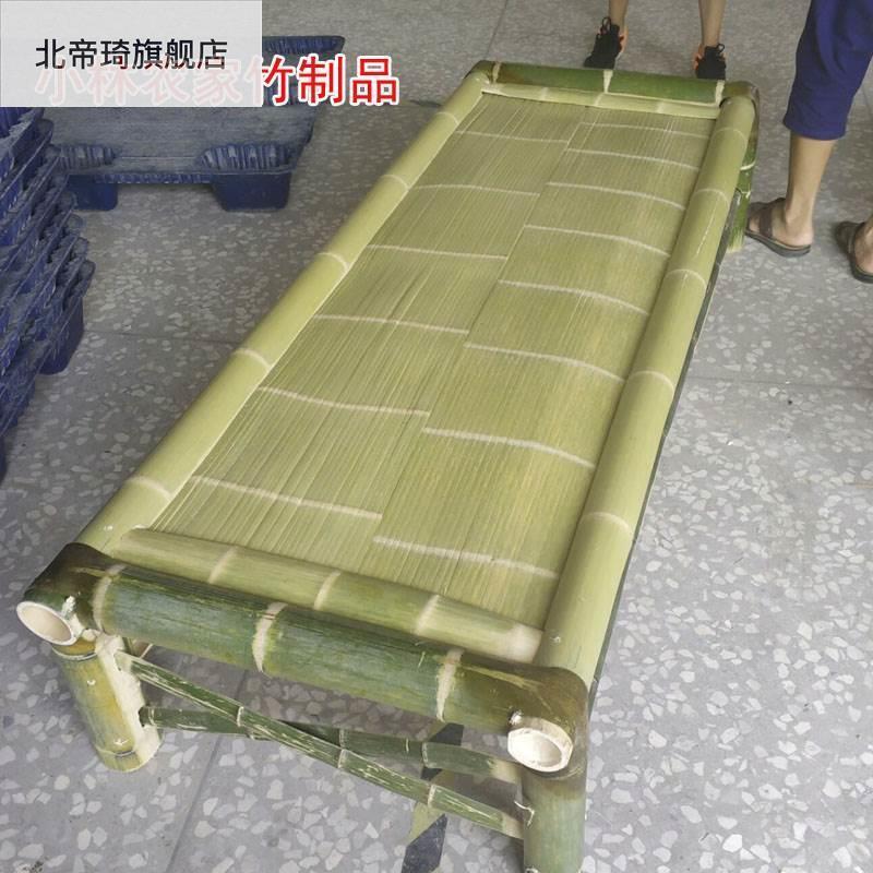 纯手工竹床竹编单人床双人床古老竹凉床午睡床竹床老式民宿竹床