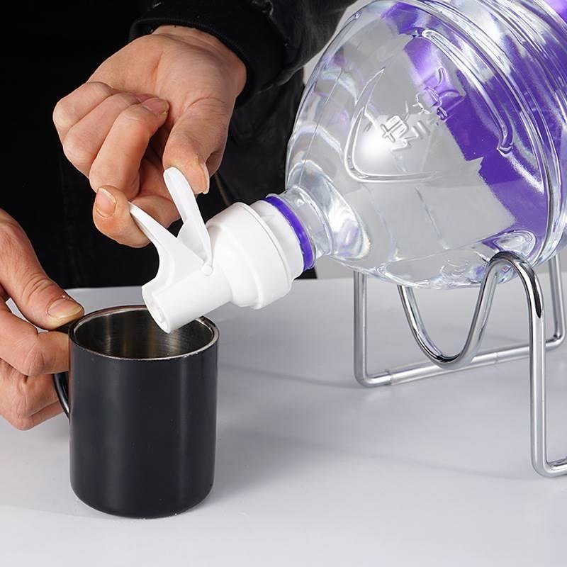 桶装水支架水嘴 平口式纯净水桶鸭嘴 饮水桶桶装水嘴螺纹桶口水嘴