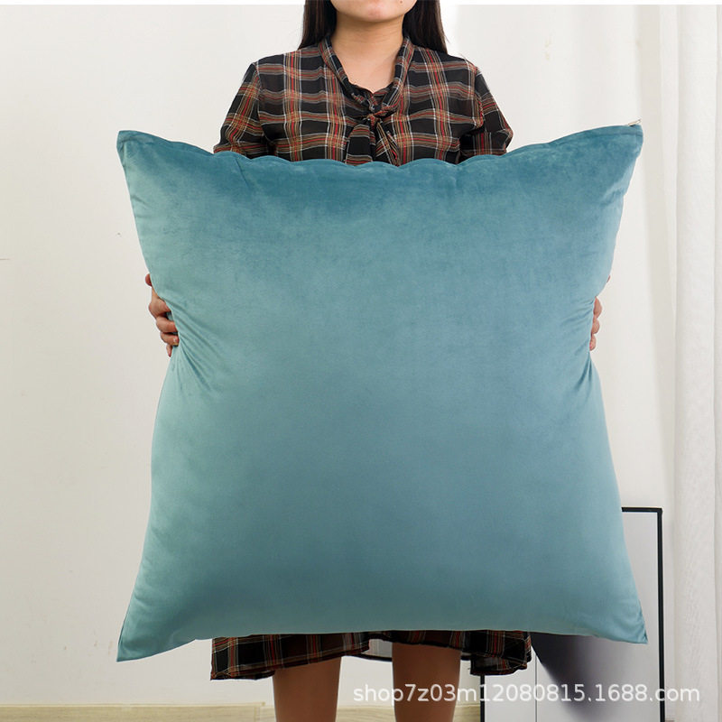 高端抱枕套X60x80沙发靠枕套罩X65x85天鹅绒靠垫X70x90不含芯X55