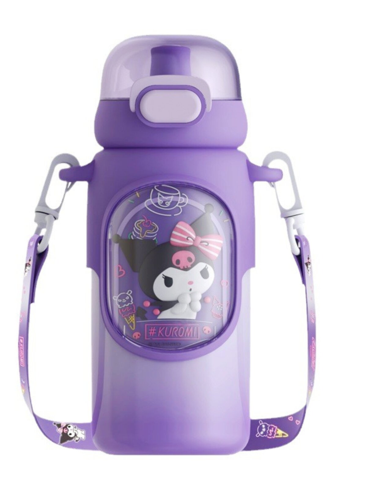 Sanrio Kids Water Bottle Insulated Kuromi Thermos Cup - Taobao product photo 4