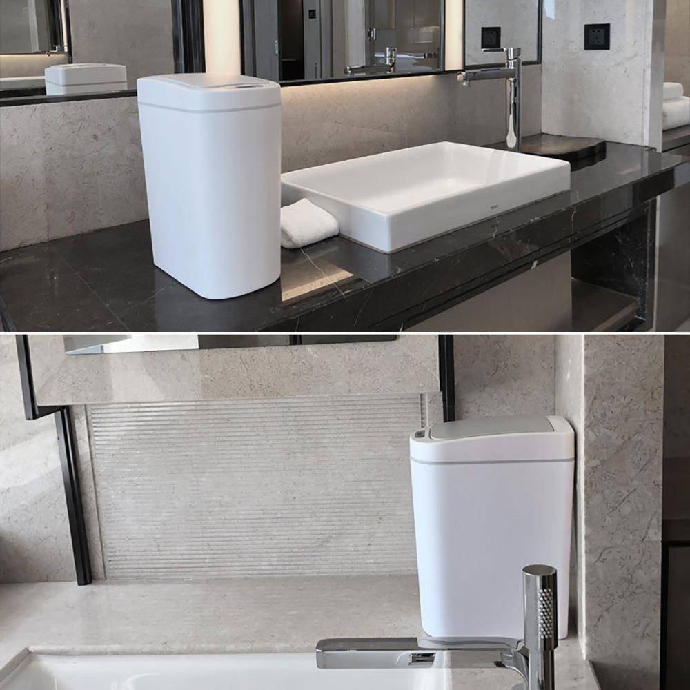 9升防间水ZHP智能感应塑卫料垃桶生客厅家圾居收纳桶厂家直销