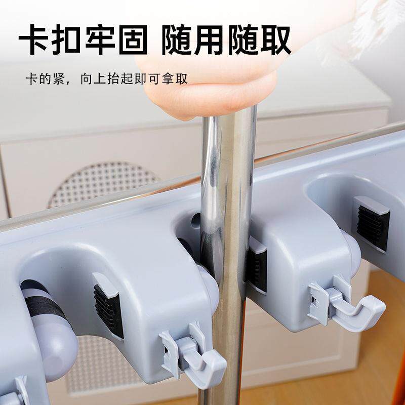 移动拖把架扫落地式教免打孔放架挂墩布把收纳沥水置架室阳台DD10