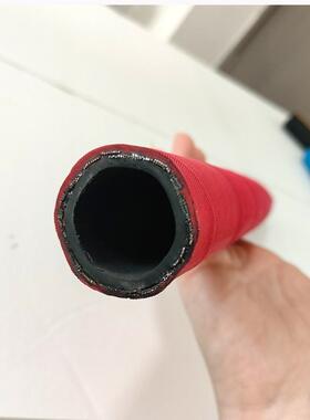 压KWZ蒸汽胶管耐高酸碱耐高温编钢丝织红色软外胶管