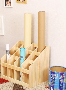 儿NXM园蒙氏教幼具利工作毯柜架子台梭家具新西兰松实木儿童收蒙