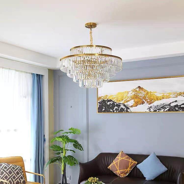 室后水现灯代轻奢晶棒圆形卧书房灯创意样板144复式大气创意客厅,家装灯饰光源,智能吊灯,淘宝优惠券,粉丝福利购,淘宝优惠卷