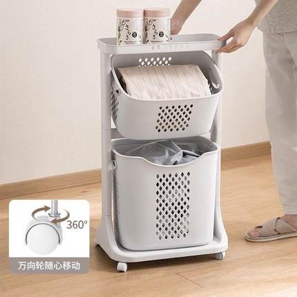 YMO脏衣篮厂家直销特大号浴脏衣篓卫生架间放衣室置物洗衣服篮塑