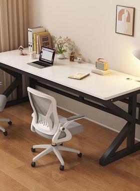 电用脑桌台公式双人书桌学生家室学习卧桌带GLR挡板简易办桌电竞
