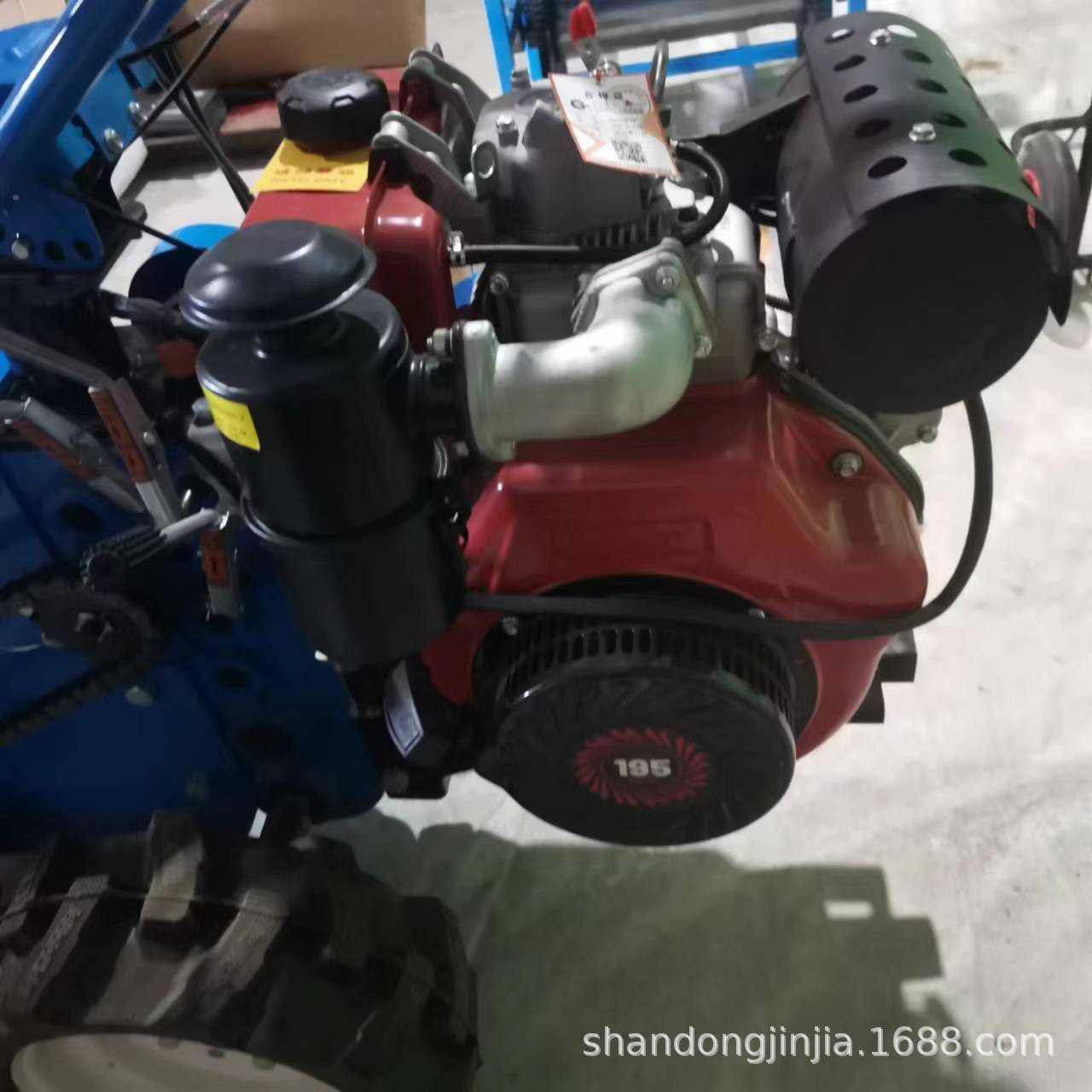 柴油机JVX15马动开沟机电启自走力式开沟工程挖槽机