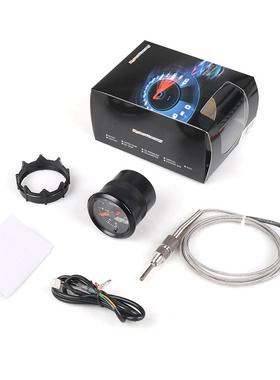 汽车改装表通BX101503用尾气度温表指针数显LED液晶双显七彩排温