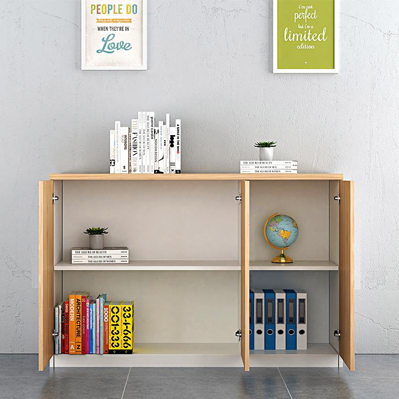 公司隔简易办公室质储办公文件柜写字GRW楼带门落地木断资物料矮