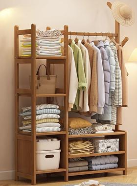 地衣帽进架落立式多用功能置物架衣服房间门卧室家简易组装挂albb