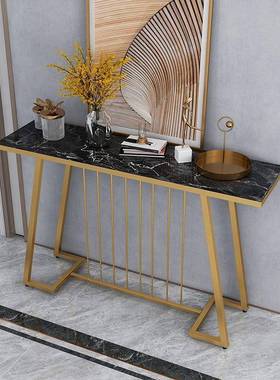 新中式关子靠桌墙时玄TM-61969尚风大理石简约细长美条案台走廊式