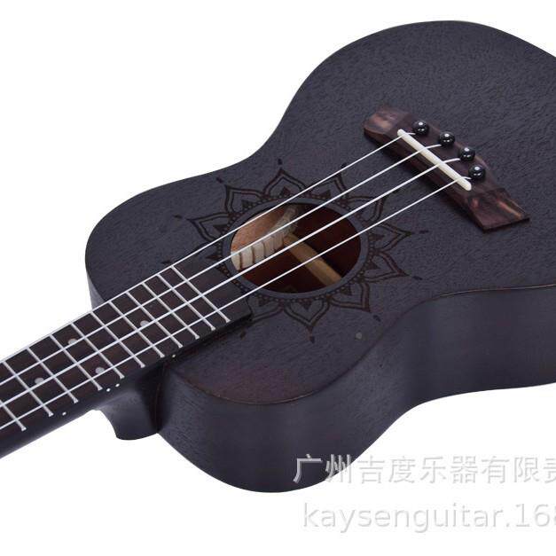 厂家直销性价比尤里里23寸克芯26UK-U1寸彩色ukulele全桃花4弦吉