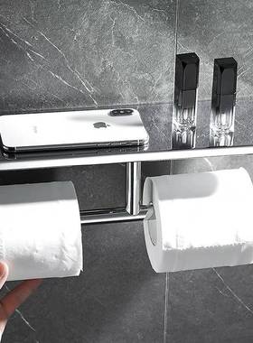 轻卫生纸间卷架11302厕奢架酒店厕所手机置纸物架全铜卫生间工程