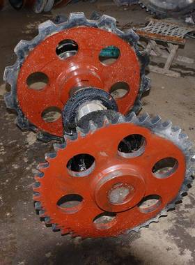 斗式提升传动链轮洗工业49415刮号钢制煤机机板机单排大节距链轮